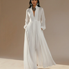 Rebecca | Trendy Linen Dress