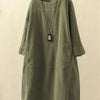 BRIDIE™ - Relaxed Fit Corduroy Midi