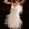 Fringella | Elegant Fringe Party Dress