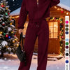 KELSEA™ - Casual Tracksuit Set for Women Zipper Jacket & Natural Waist Pants