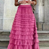 Cascade Layered Hem Skirt