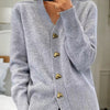 Liorah™ | Elegant Heart Button Cardigan