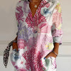 MELODIE™ – Elegant Floral Button Shirt