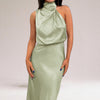 ELARA™ - Elegant Satin Evening Dress