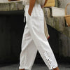 Simple Plain Side Pocket Pants