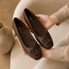 Opium Leather Ballet Flats