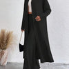 AIMIE™ - Cozy Long Sleeve Top & Wide Leg Trousers Set