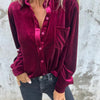 DAHLIA™ - Soft Velvet Shirt