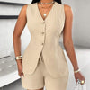 CHELENA™ – Chic Summer Vest and Shorts Set
