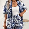 FANNIE™ – Simple Summer Floral Top and Shorts Set