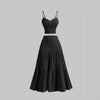 DALI™ - Comfy Sleeveless Crop Top and A-Line Skirt Set