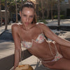 Novalee | Embroidery Split Swimsuit