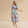 Estella | Flattering Floral Midi Dress