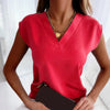 Loraine – Sleeveless V-Neck Blouse