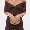 Florendra™ | Long Floral V Neck Dress